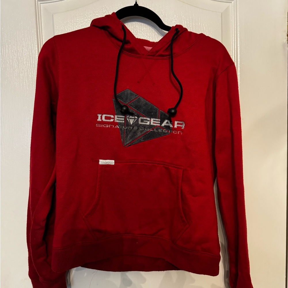 Women's Ice Gear Vintage Red Hoodie